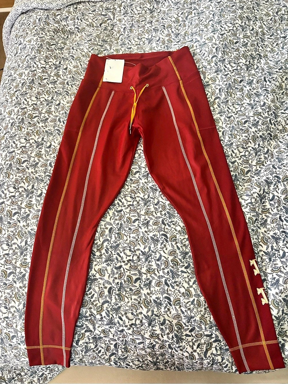 PUMA We Are Legends The Yard High Waist Leggings Red & Gold Medium